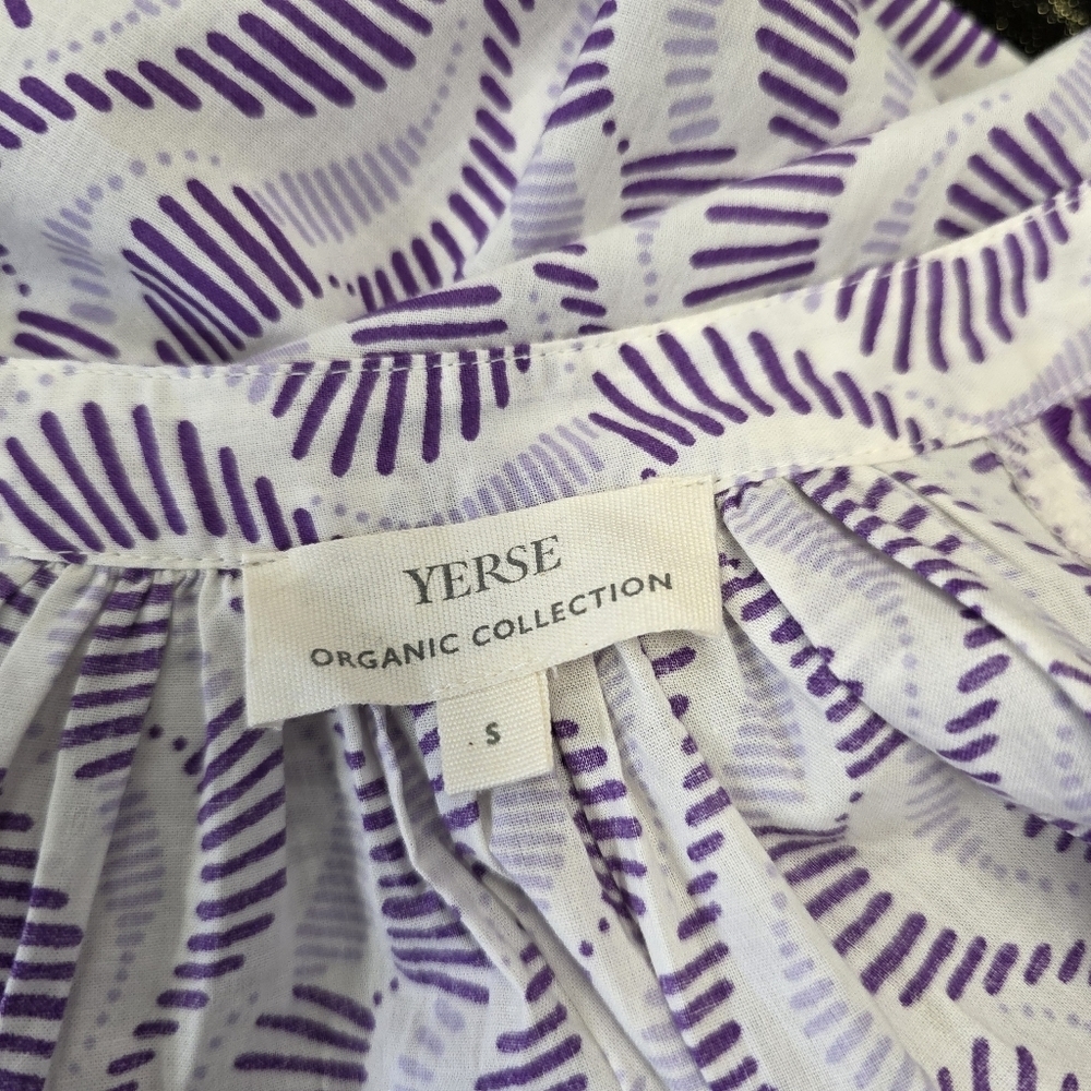 Yerse  abstract print Midi prairie Dress - Picture 9 of 14